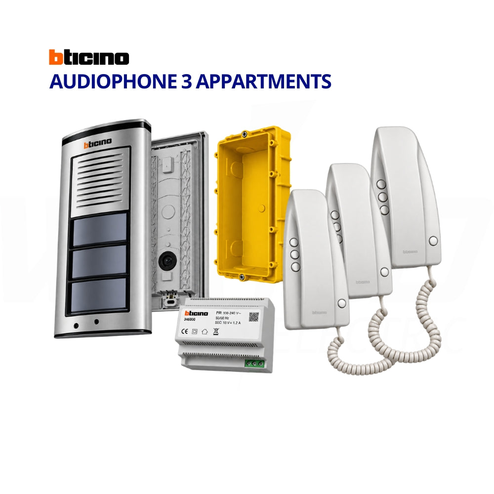 Audiophone - 3 Appartments - bticino