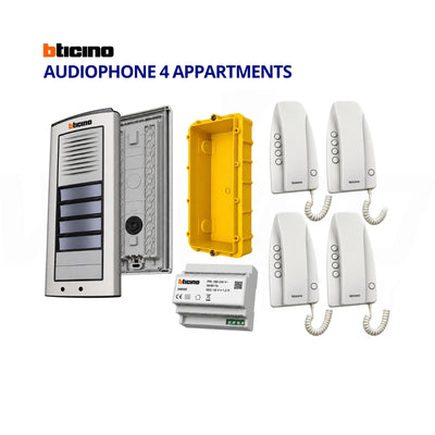 Audiophone - 4 Appartments - bticino