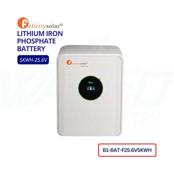 Felicity Solar Lithium Iron Phosphate Battery - 5kWh - 25.6V