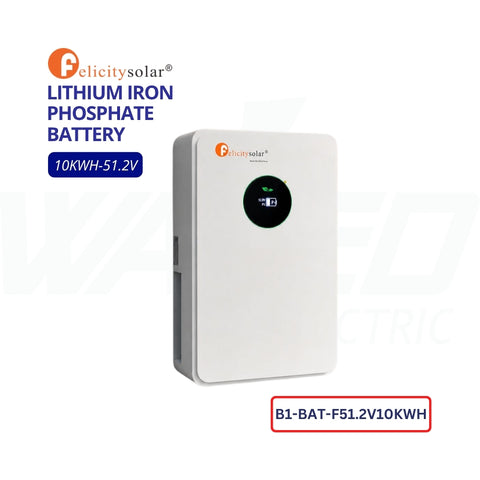 Felicity Solar Lithium Iron Phosphate Battery - 10kWh - 51.2V
