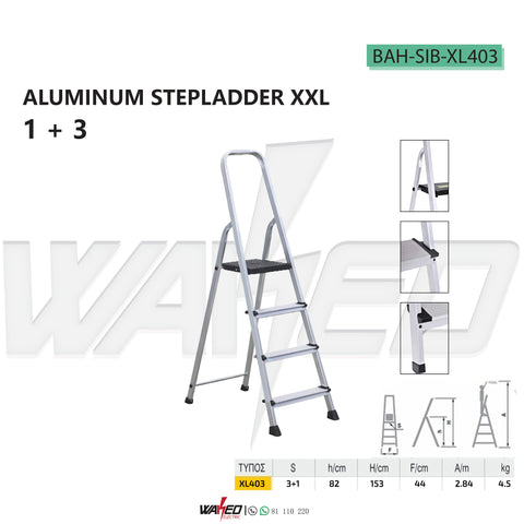 ALUMINIUM STEPLADDER XXL- 4STEP