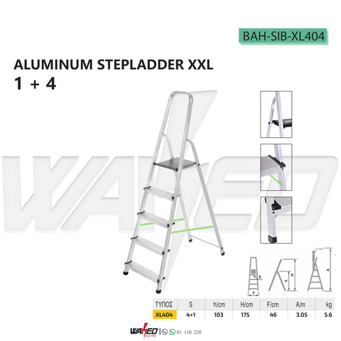 Aluminium StepLadder XXL- 5Step