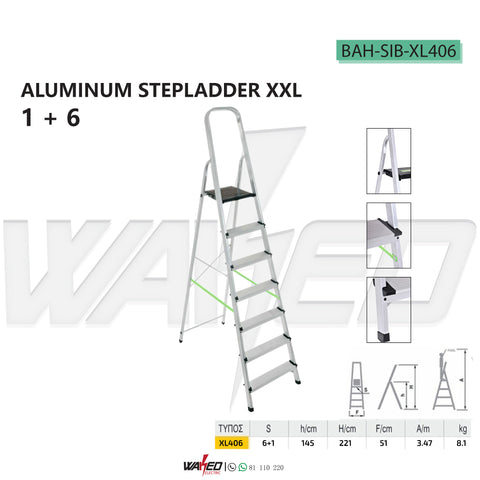 Aluminium StepLadder XXL- 7Step