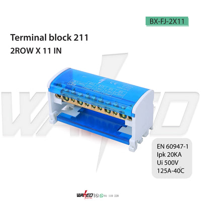 TERMINAL BLOCKS - 2ROW X 11IN