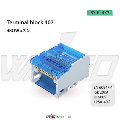 TERMINAL BLOCKS - 4ROW X 7IN