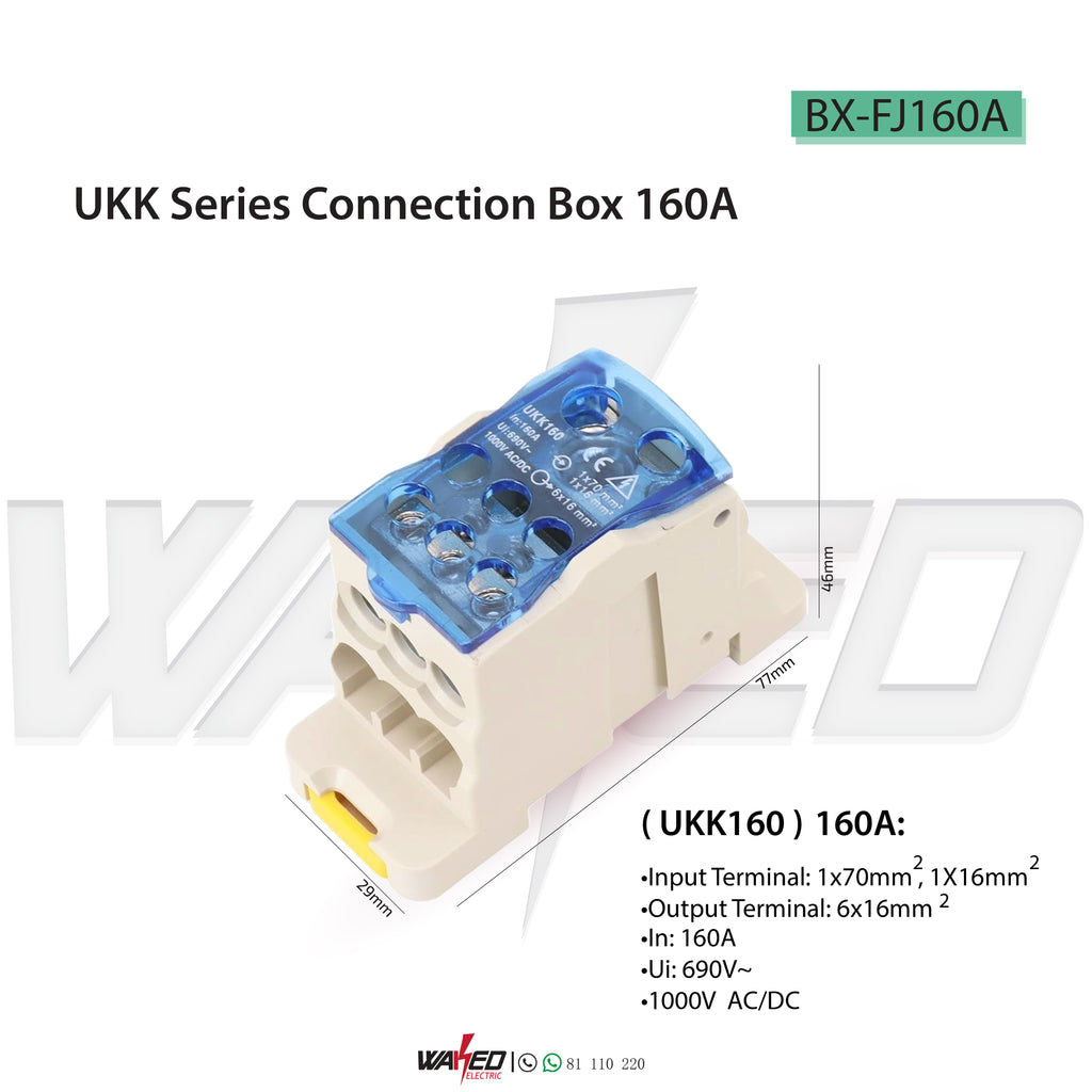 UKK SERIES CONNECTION BOX 160A