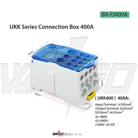 UKK SERIES CONNECTION BOX 400A