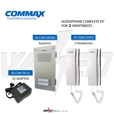 Audiophone Commax - 2-3-4-6-8 Appartments