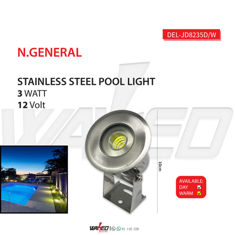 Pool Light - 3W - 12V - N.GENERAL