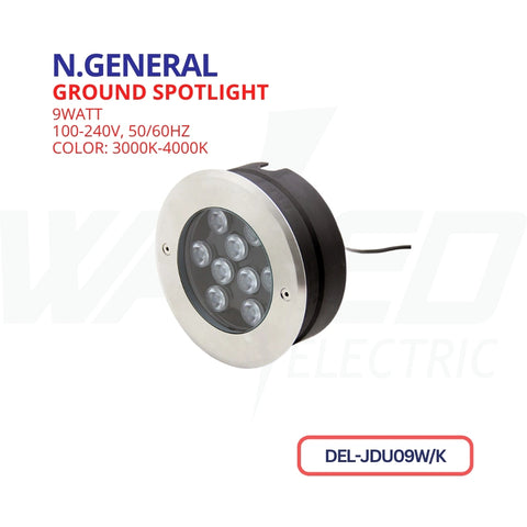 Ground spotliight - 9w  - N.GENERAL