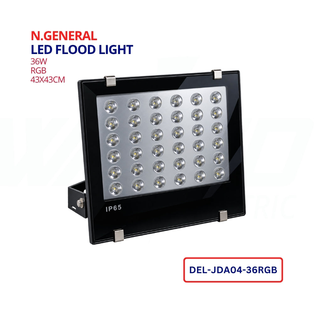 LED FLOOD LIGHT - 36W - RGB - N.GENERAL