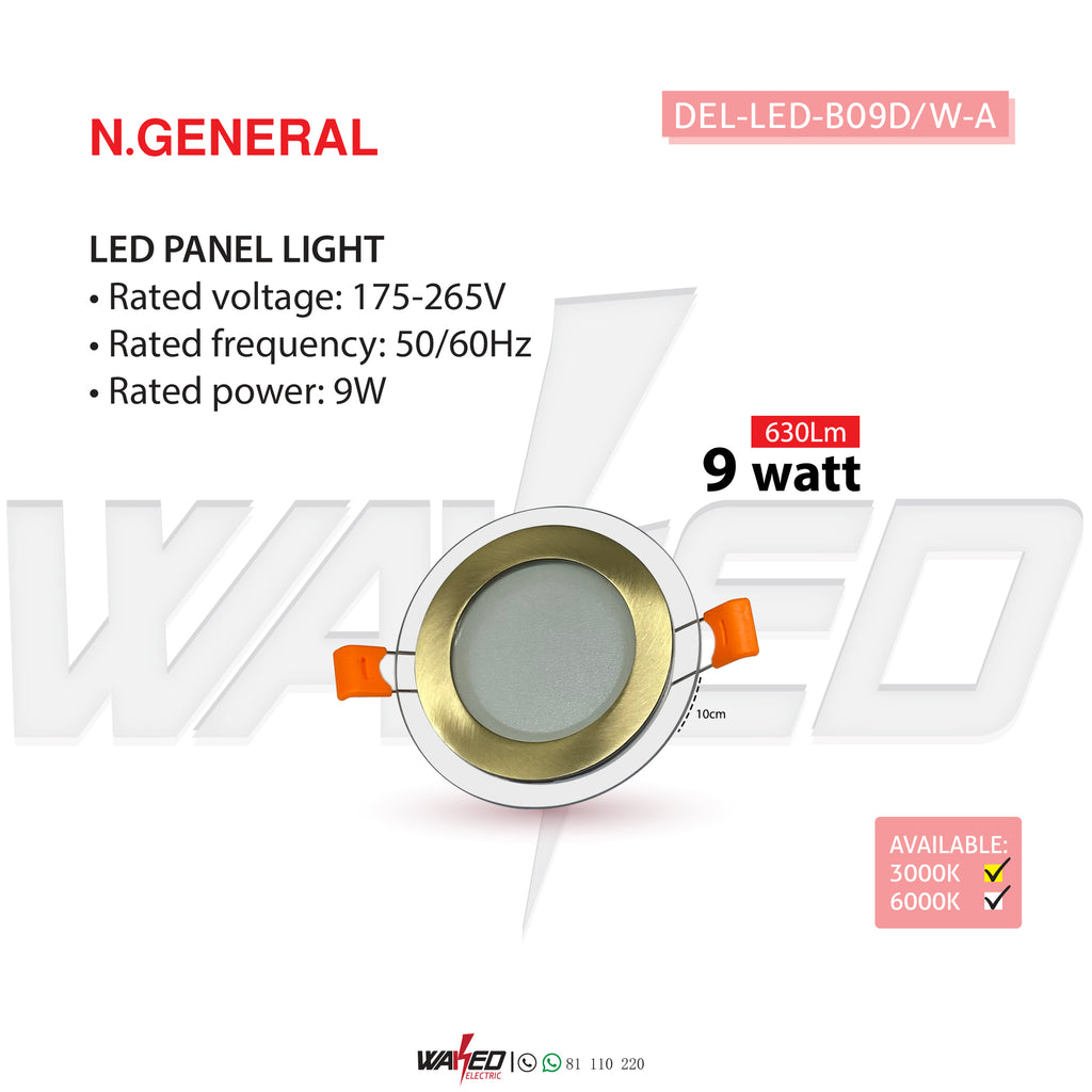 Glass Spot Light - 9w - BRONZE - N.GENERAL