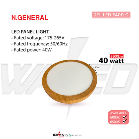 N.General Spot Light - 40W - Wooden