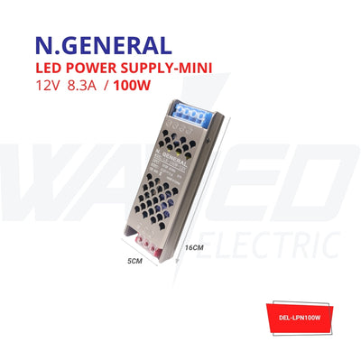 Power Supply Mini - 12V 8.3A 100W - N.GENERAL