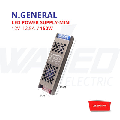 Power Supply Mini - 12V 12.5A 150W - N.GENERAL