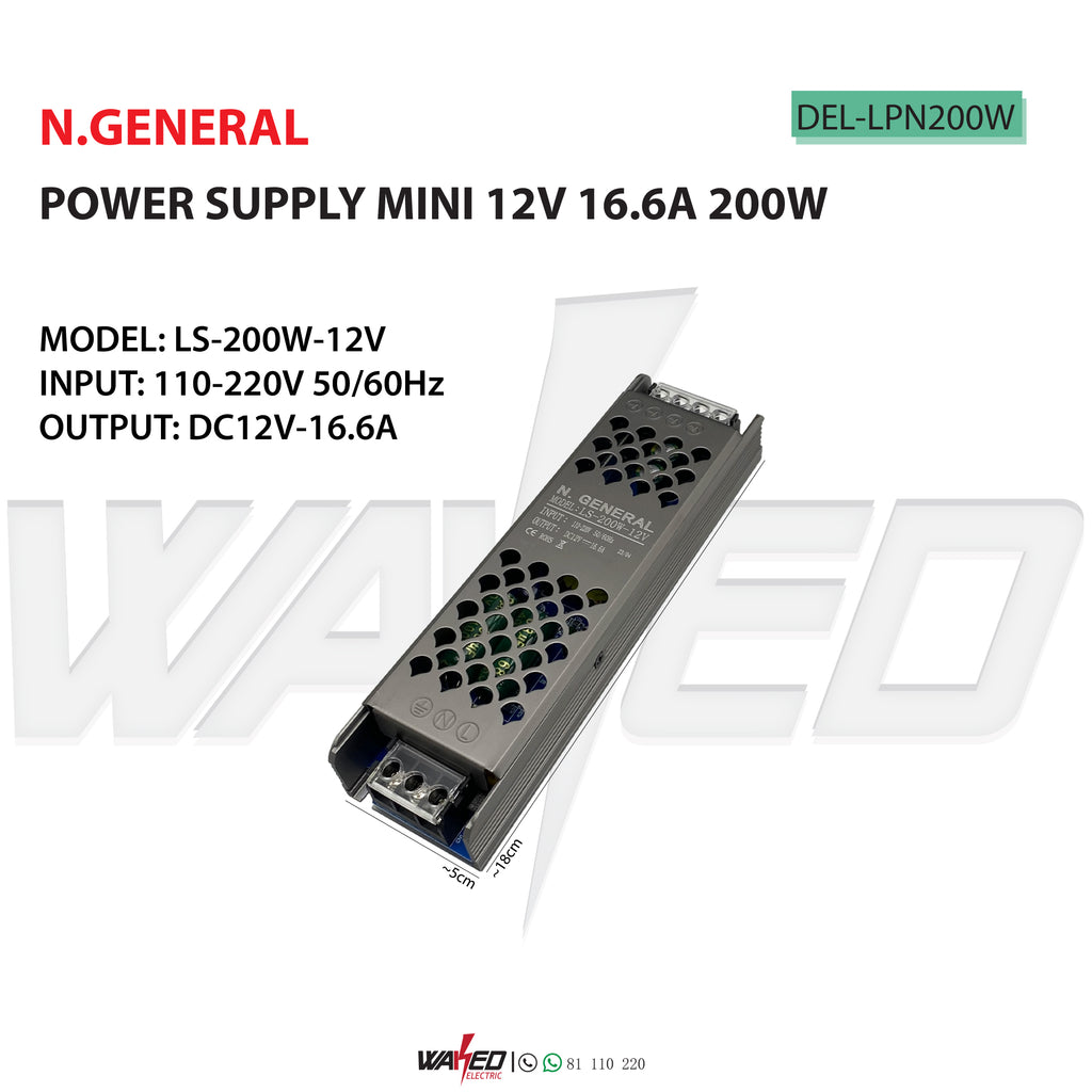 Power Supply Mini-200W-12V-16.7A