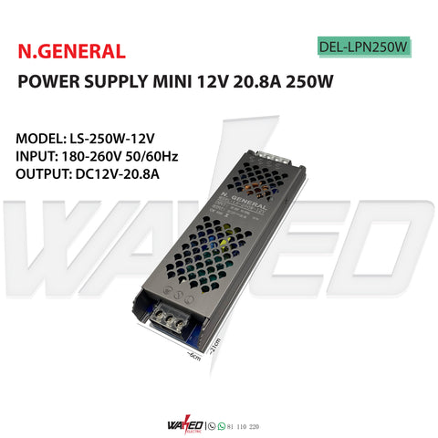 POWER SUPPLY MINI-250W-12V-20.8A