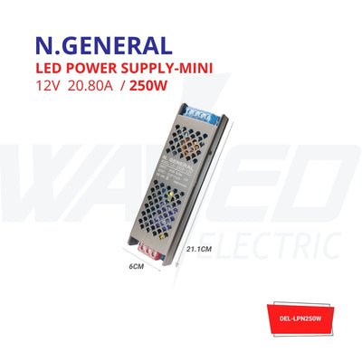Power Supply Mini - 12V 20.8A 250W - N.GENERAL