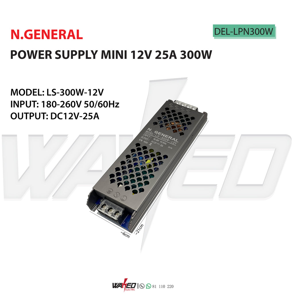 Power Supply Mini-300W-12V-25A