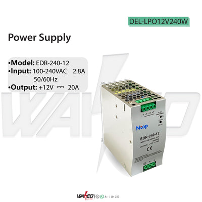 Power Supply - 240W - 12V-24V