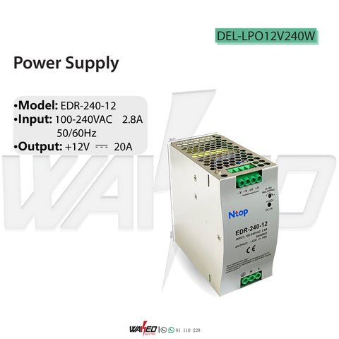 Power Supply - 240W - 12V-24V