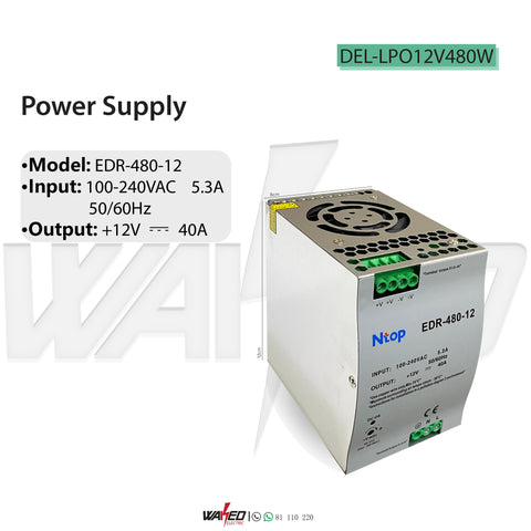 Power Supply - 480W 40A