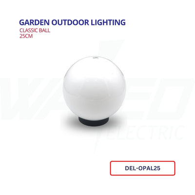 Garden Outdoor Lighting -  25cm - Classic Ball