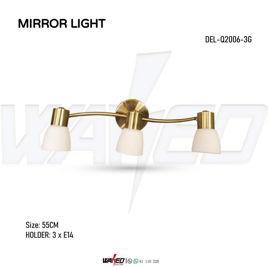 Mirror Light - 1/2/3 Lamp - White