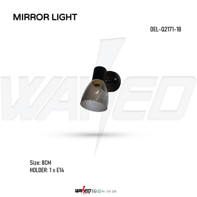MIRROR LIGHT - 1/2/3 LAMP - Black
