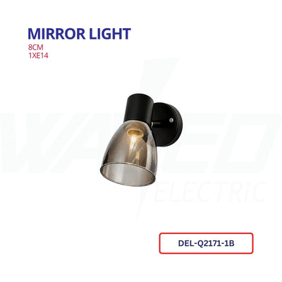 MIRROR LIGHT - 1/2/3 LAMP - Black