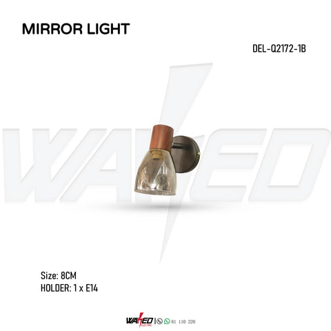MIRROR LIGHT - 1/2/3 LAMP - Brown