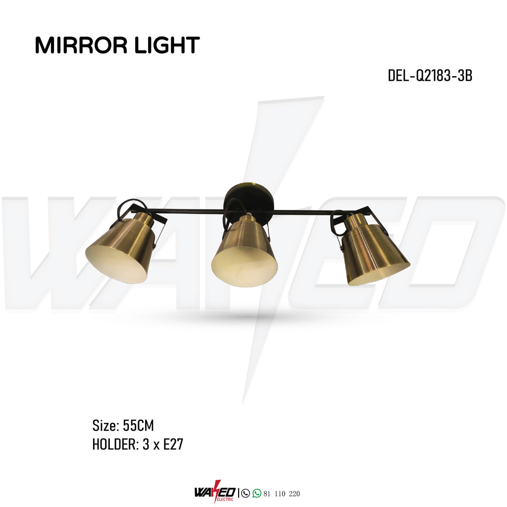 MIRROR LIGHT - 1/2/3 LAMP - Bronze