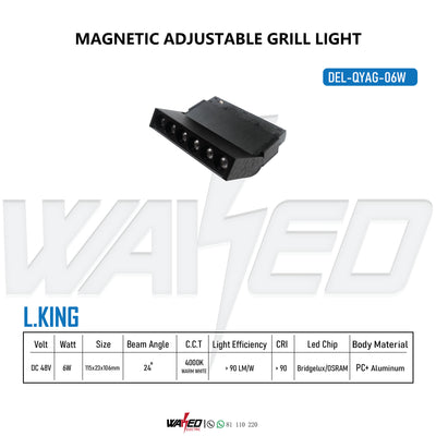 Magnetic Adjustable Grill Light - 6w