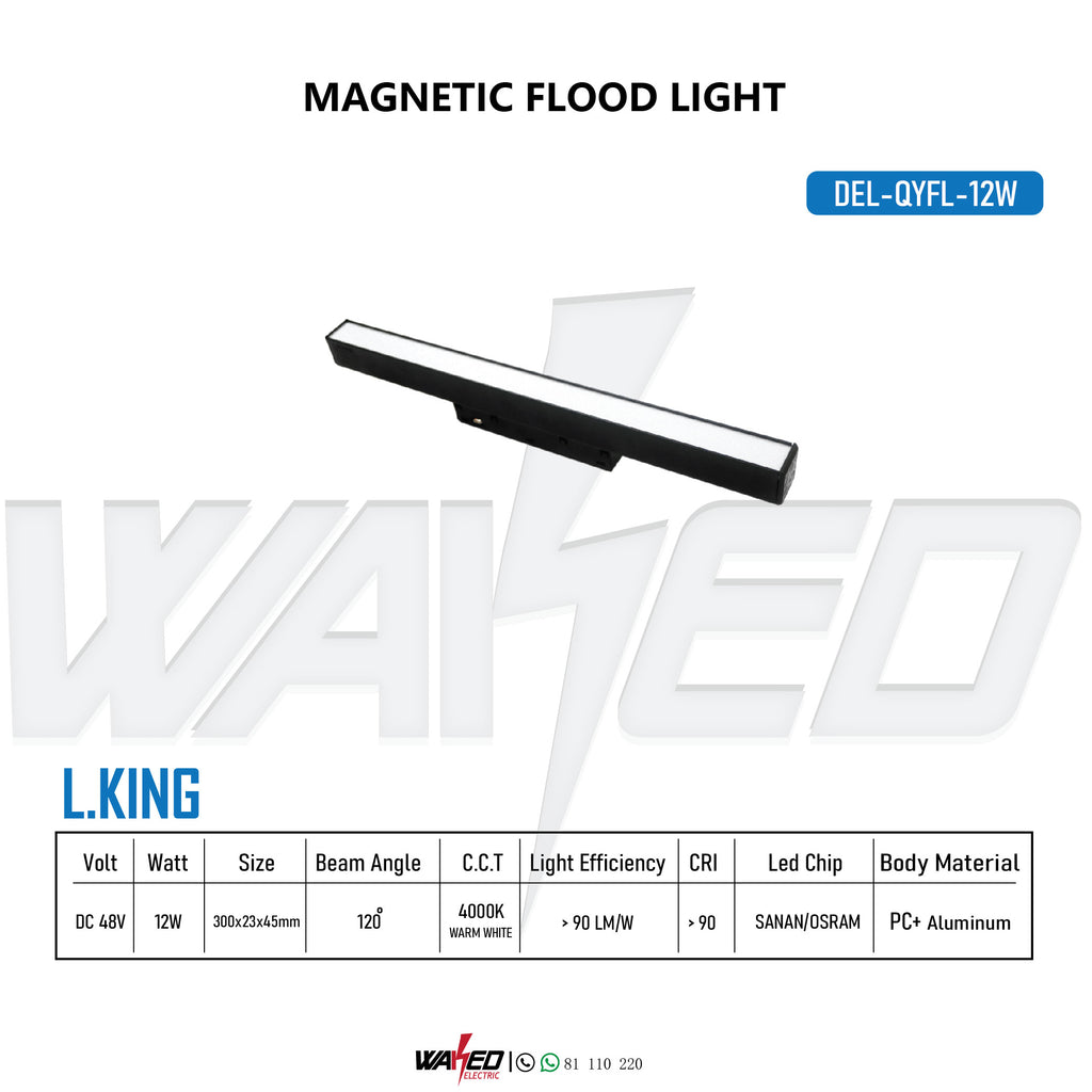 Magnetic Flood Light - 12W