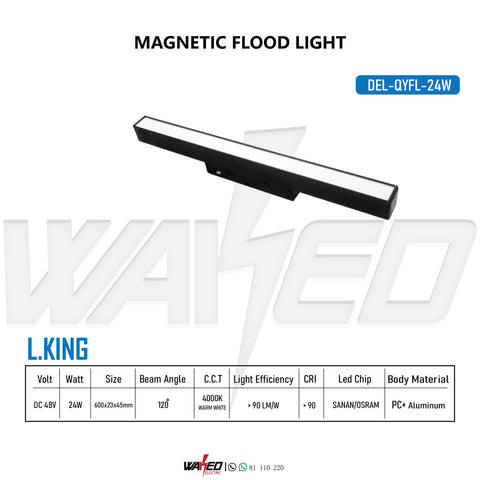 Magnetic  Flood Light  - 24W