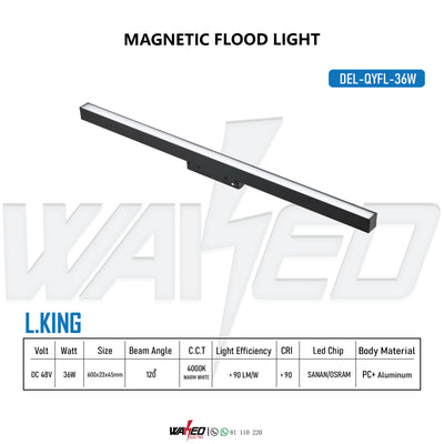 Magnetic  Flood Light - 36W