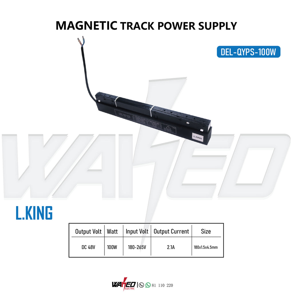 MAGNETIC TRACK POWER SUPPLY - 100W