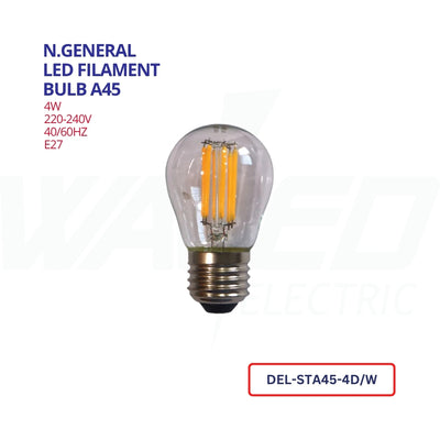 LED FILAMENT BULB - A45 - 4W