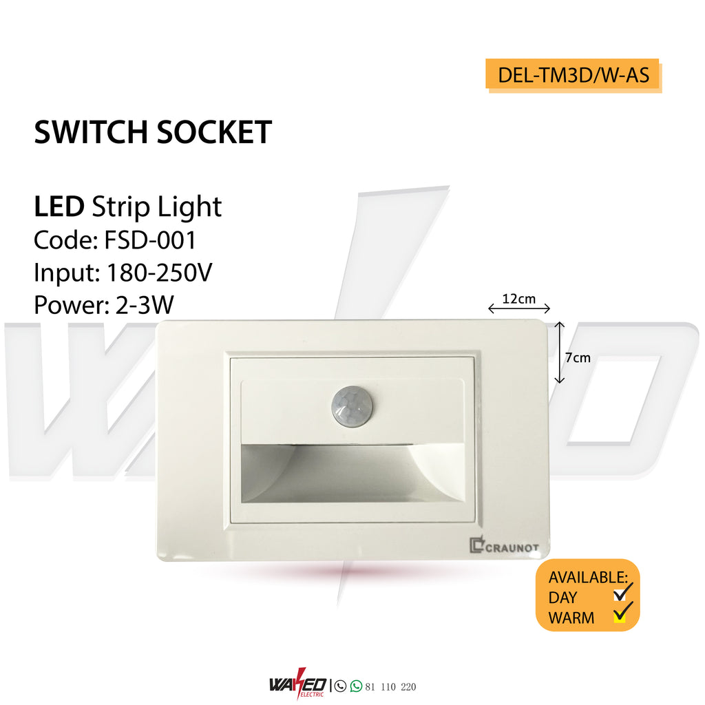 Switch Socket with sensor