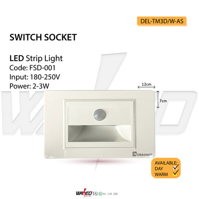 Switch Socket with sensor