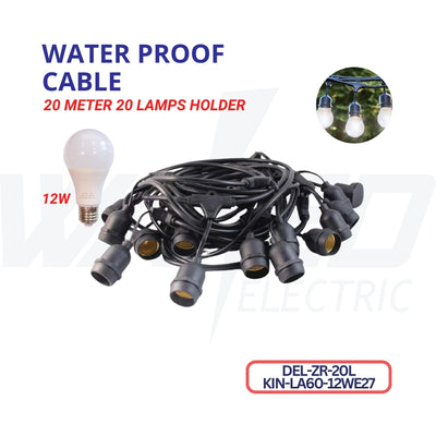 String Light - 20 meter - 20 Lamps
