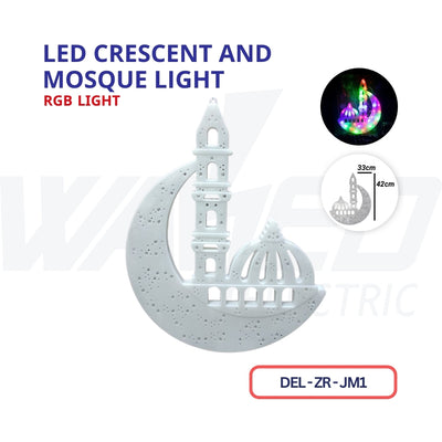Led Crescent And Mosque Light