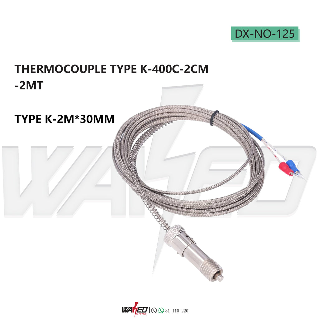 THERMOCOUPLE TYPE K - 400C - 2CM