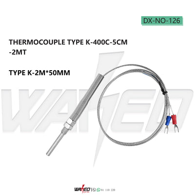 THERMOCOUPLE TYPE K - 400C - 5CM