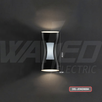 Outdoor LED Wall Light – Black