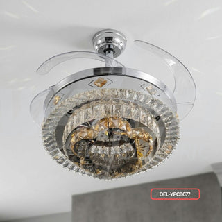 Crystal Chandelier Fan