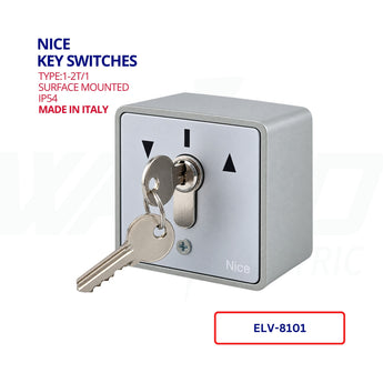 Nice Surface-Mounted Key Switch – IP54