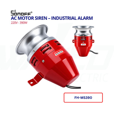 AC Motor Siren – Industrial Alarm | 220V