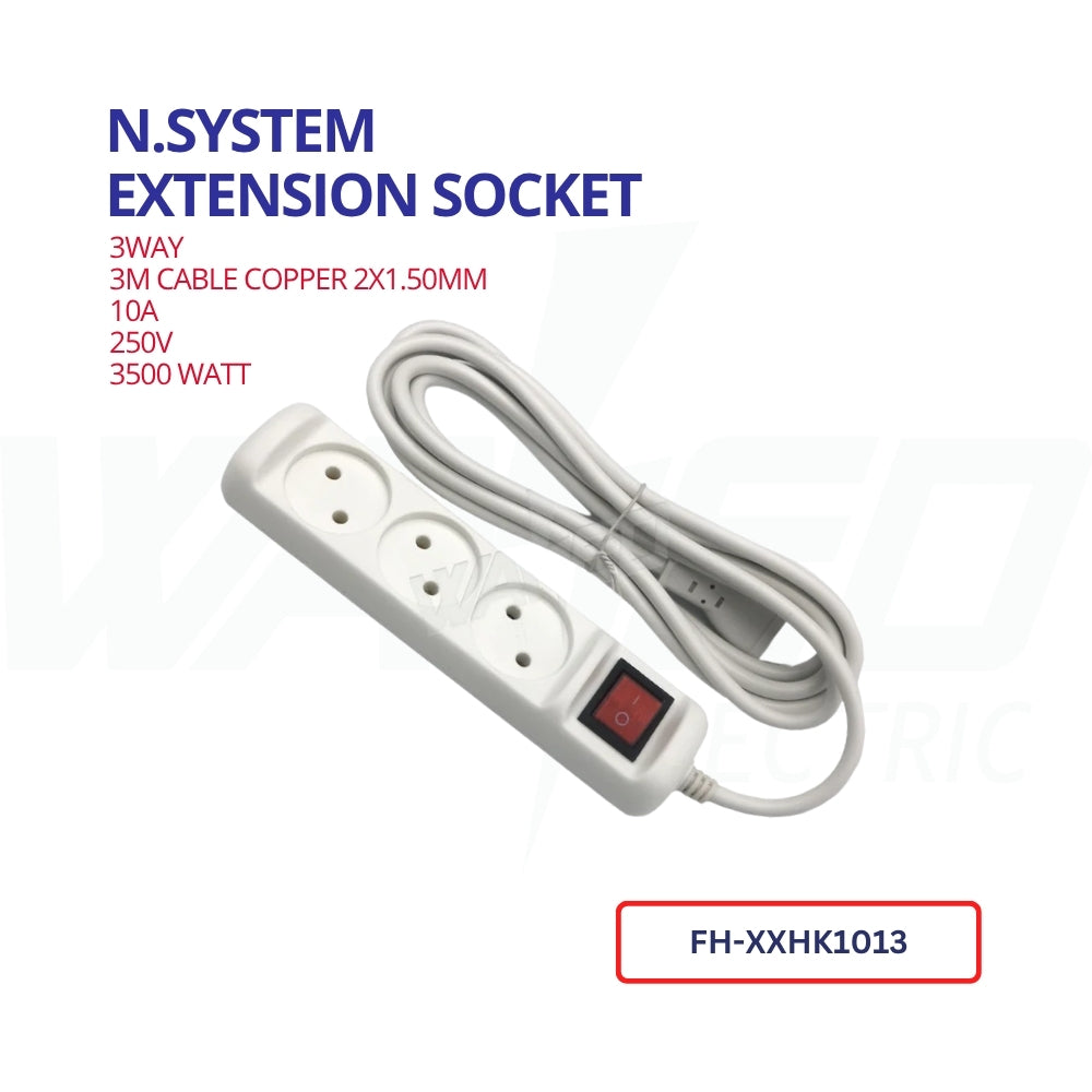 Extension Socket - 3Way