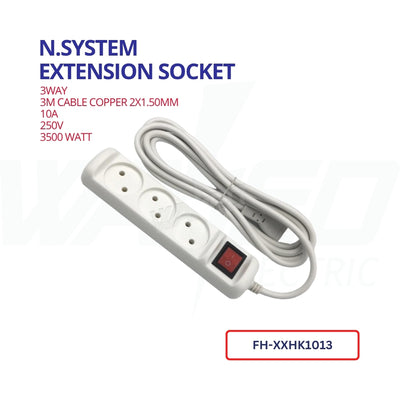 Extension Socket - 3Way